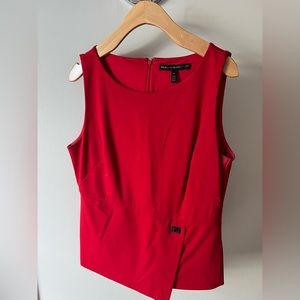 WHBM sleeveless peplum top